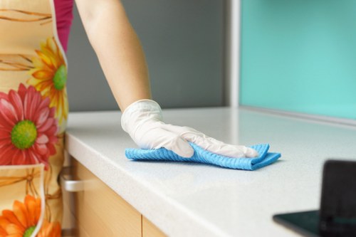 Customer raising a complaint about carpet cleaning service