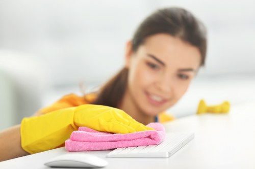 Professional carpet cleaning process in Cowley property